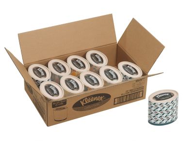 Гигиенические салфетки настольные Kimberly-Clark Клинекс 8826, трехслойные