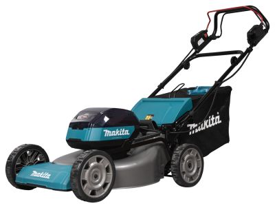 Газонокосилка аккумуляторная Makita LM002GZ XGT 40v MAX, 1900 Вт, дека 53 см, травосб. 70 л, привод 1,5-5 км/ч, 4в1, WG, без акб и ЗУ