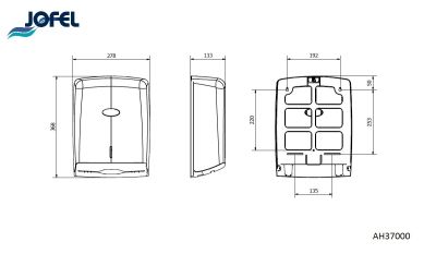 Диспенсер бумажных полотенец Jofel AH37000