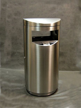 Урна-пепельница  "Терминал М" шлифованная