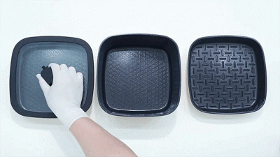 Набор посуды BoOhgle (бежевый) 5 в 1 со съемной ручкой c антипригарным керамическим покрытием