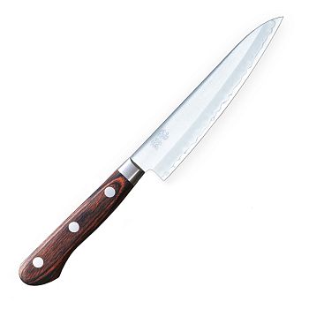 Нож универсальный SunCraft SENZO CLAD 15 см коричневая рукоять