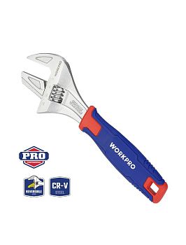 Ключ разводной сантехнический 200 мм  2 в 1 WORKPRO