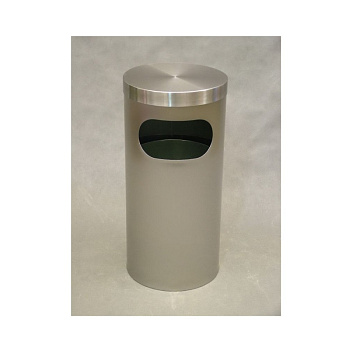 Урна для сбора мусора "Тополь" шлифованная 50 л.