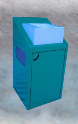 Урна "Башнефть" алюминиевая, с диспенсером