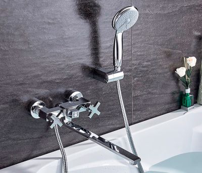 СМЕСИТЕЛЬ ДЛЯ ВАННЫ LEDEME L2584 ИЗЛИВ L35F-2