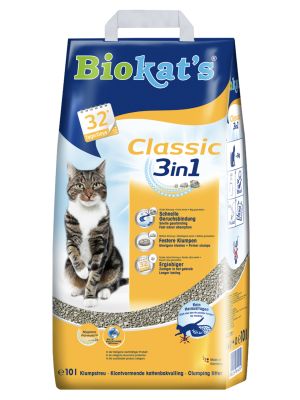 BIOKAT'S CLASSIC наполнитель комкующийся 10 л (10 кг)