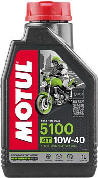 Моторное масло MOTUL 5100 4T SAE 10W40 (1 л.)