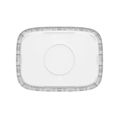 Плетёная корзина для белья сборная «Лён» 75 л (43х32.1х60 см) белый