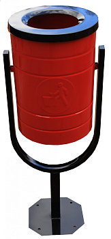 Урна опрокидывающаяся СШ-046 антик бронза