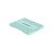 Ящик складной с перфорированными стенками и кнопками-фиксаторами (мята) АП 486, комплект 14 штук
