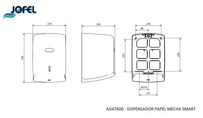 Диспенсер для полотенец Jofel AG47600