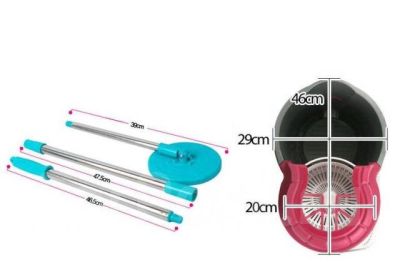 Чудо-швабра с крышкой + 5 сменных тряпок STM-102