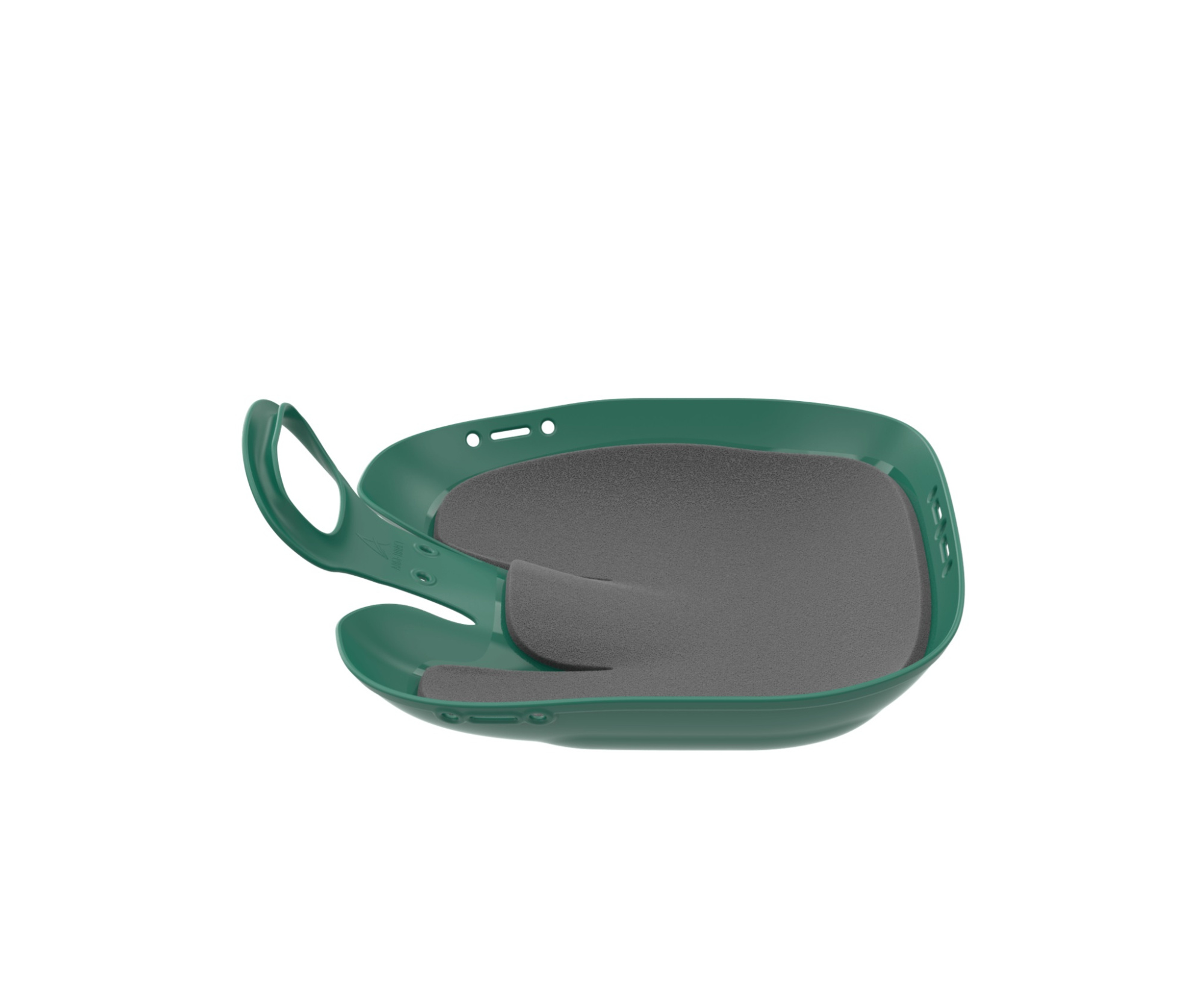 Санки ледянки "Вираж" с мягкой сидушкой 39х37х14 см