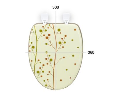 Мягкое сиденье для унитаза GREENWOOD-O (коричневый)