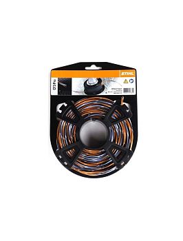 Струна 3,3 мм x 113 м STIHL Carbon крестообразного сечения, серо-оранжевый