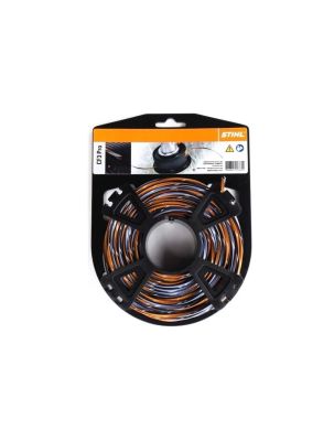 Струна 3,3 мм x 113 м STIHL Carbon крестообразного сечения, серо-оранжевый