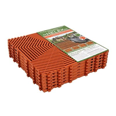 Плитка садовая HELEX терракотовая (6 шт.)