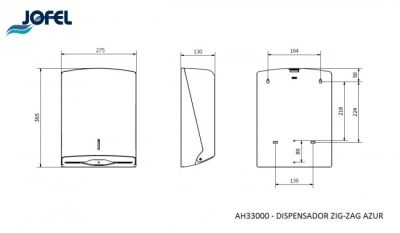 Диспенсер бумажных полотенец Jofel AH33000