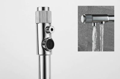 СМЕСИТЕЛЬ ДЛЯ КУХНИ LEDEME L4155-3 С ГАЙКОЙ