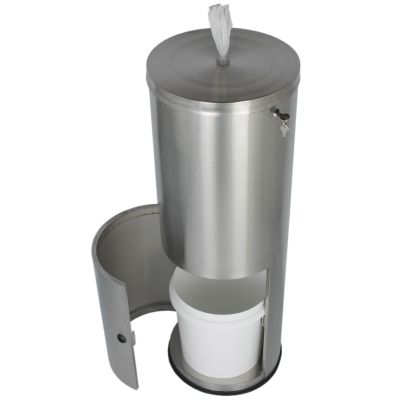 Урна с диспенсером бумаги Ksitex FGB-162M (матовая)