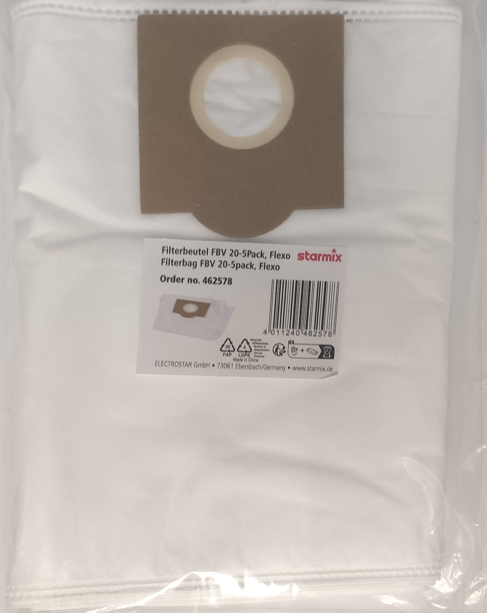 Фильтр флисовый для FLEXO 20 л. (5шт.), Starmix