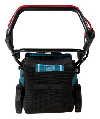 Газонокосилка аккумуляторная Makita DLM480CT2 LXT 2х18В, 860Вт, дека 48см, 62л, 4в1, XPT, (2xBL1850B, DC18SH)