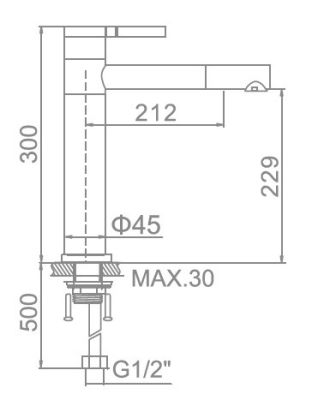 СМЕСИТЕЛЬ ДЛЯ УМЫВАЛЬНИКА LEDEME L1152-2 БЕЛЫЙ