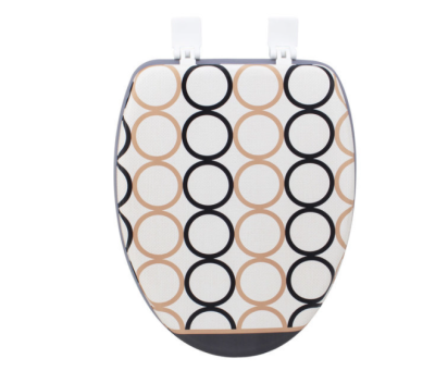 Мягкое сиденье для унитаза CHLOE-O (серый)