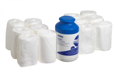 Протирочная салфетка Kimberly-Clark Wettask® DS в малых рулонах + герметичное ведро-диспенсер 7752