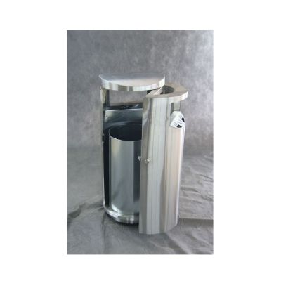 Урна-пепельница  "Терминал М" шлифованная