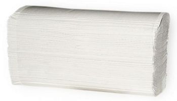 СШ-8260 Листовые полотенца ZZ, 2-сл., белые, 23х23 см, белые, 200 л., 20 упак/кор.