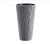 Кашпо для цветов Prosperplast Sandy Slim 45+18л, серый