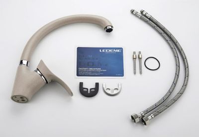 СМЕСИТЕЛЬ ДЛЯ КУХНИ LEDEME L4101-1, МАТОВЫЙ