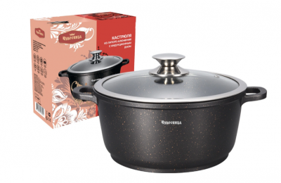 Кастрюля ЧУДЕСНИЦА с крышкой КС-5028Ч