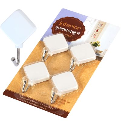 Крючки ромб самоклеющиеся на термоклее 4 штуки