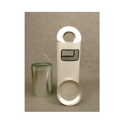 Урна-пепельница "К-380" 50 л. белая