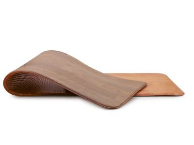 Двухсторонний ПВХ коврик для кухни и ванной Onebin Wood L 120*44*1.4