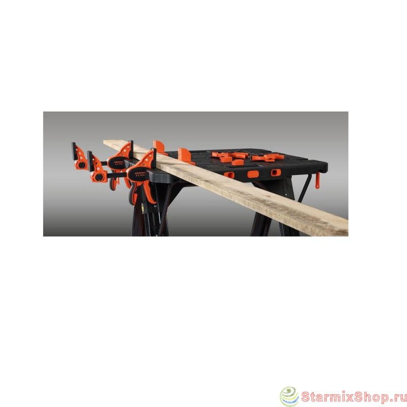 Верстак-козлы складные, 2 в 1 + струбцины 2 шт. Pony Верстак-козлы складные, 2 в 1 + струбцины 2 шт. Pony