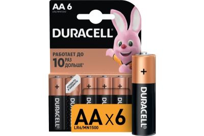 Элемент питания Duracell LR6-6BL BASIC