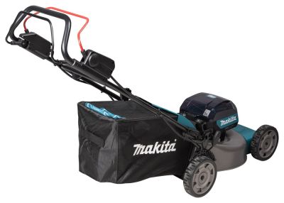 Газонокосилка аккумуляторная Makita LM002GT201 XGT 40v MAX, 1900 Вт, 53 см, 70 л, 1,5-5 км/ч, 4в1, (2xBL4050F; DC40RC)