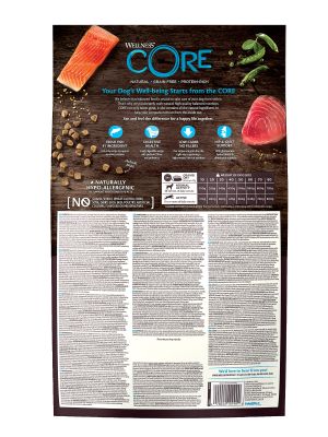 59907 Корм из лосося с тунцом для взрослых собак средних и крупных пород 10 кг