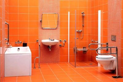 Поручень для инвалидов напольно-настенный MERIDA TPC24 полированный левый