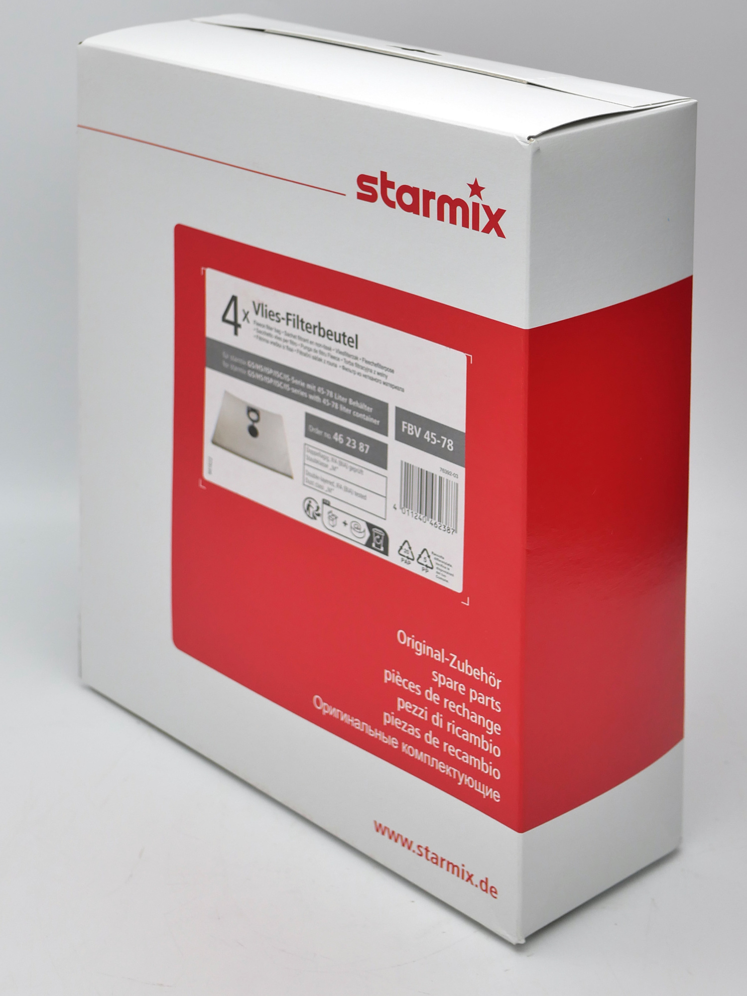 462387 Фильтр флисовый FBV 45/78 (4шт.) Starmix