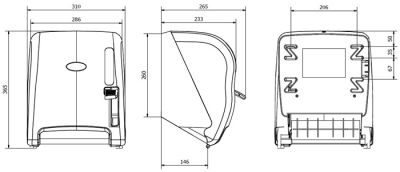 Диспенсер туалетной бумаги в рулонах Jofel CLASICA AG15500