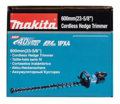 Кусторез аккумуляторный Makita UH006GZ 40В, 600 мм, 25 мм, без акб и ЗУ