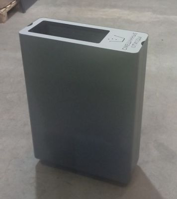 Урна для раздельного сбора мусора "Астра" черная