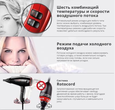 Фен Valera Prestige Pro A1.8 Rotocord 1800 Вт