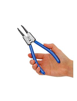 Клещи для съема внешних стопорных колец 180 мм, загнутые WORKPRO