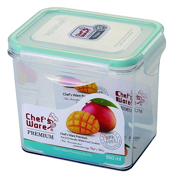 Тритановый контейнер с замками BPA FREE FL-013 850 мл